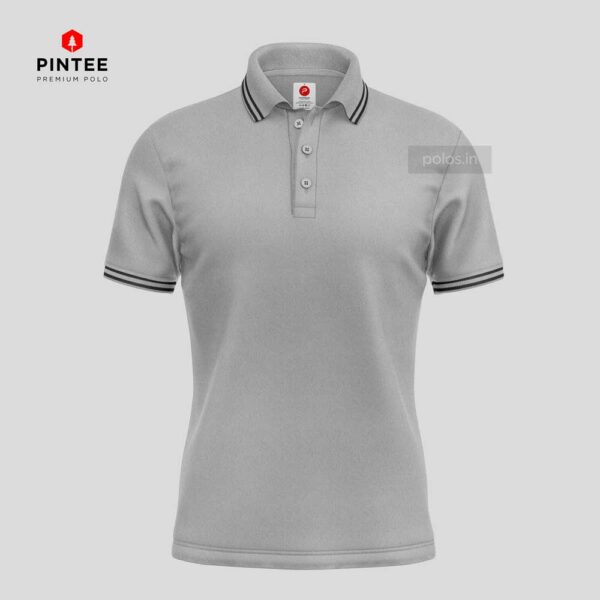 Pintee Premium Polo Grey Melange