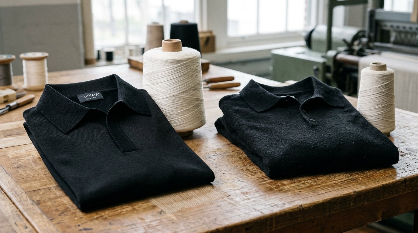 Supima vs Combed Cotton vs Bio-Washed Cotton: Premium T-Shirt Fabric Comparison