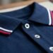 tipping collar polo shirts wholesale contrast stripe collar detail
